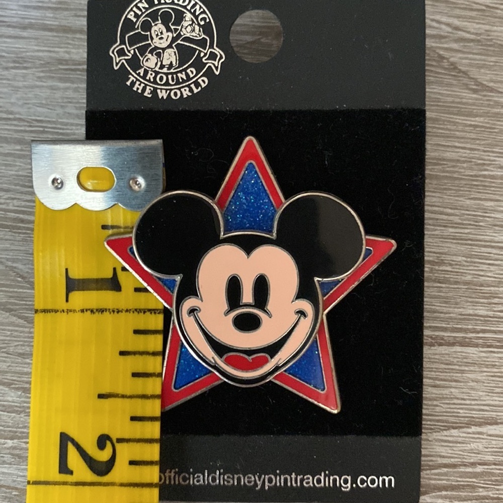 Disney American Stars Mickey Mouse Patriotic Pin USA - Picture 4 of 5